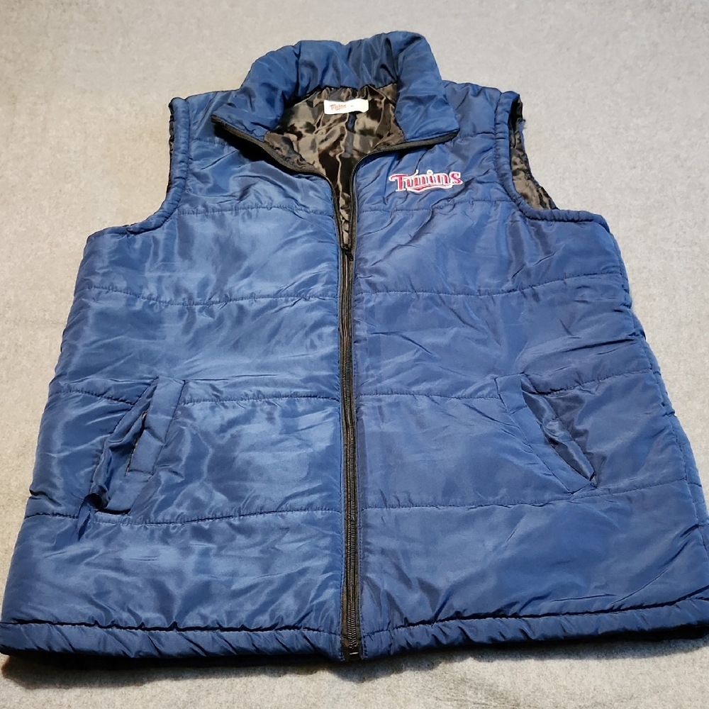Blue Twins Puffer Vest